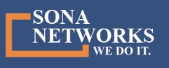 Sona Networks Pvt Ltd  - A modern logo representing growth and connectivity in IT services and network consulting
